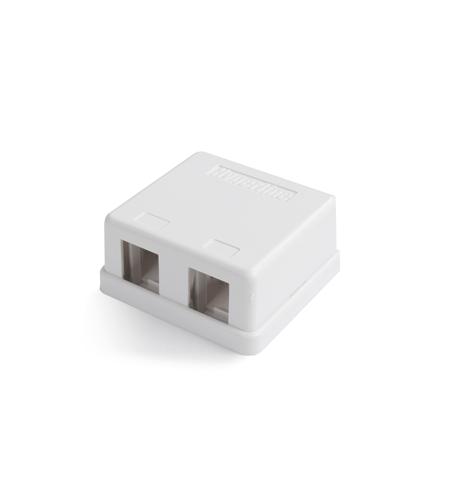 Surface Mount Box; double; white