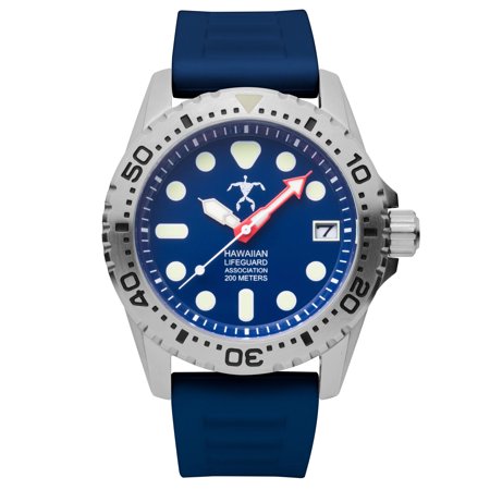 Hawaiian Lifeguard Association Dive Watch Quartz - one size - 42MMSS CASE/BLUE DIAL/BLUE STRAPHLA 5419