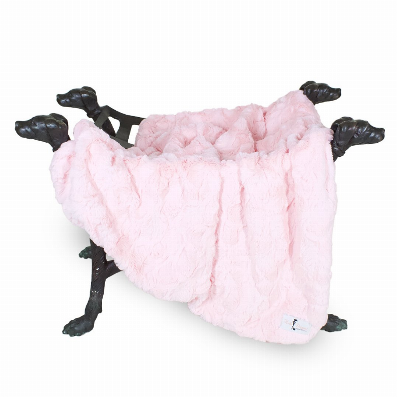 Bella Dog Blanket - Throw Baby Pink