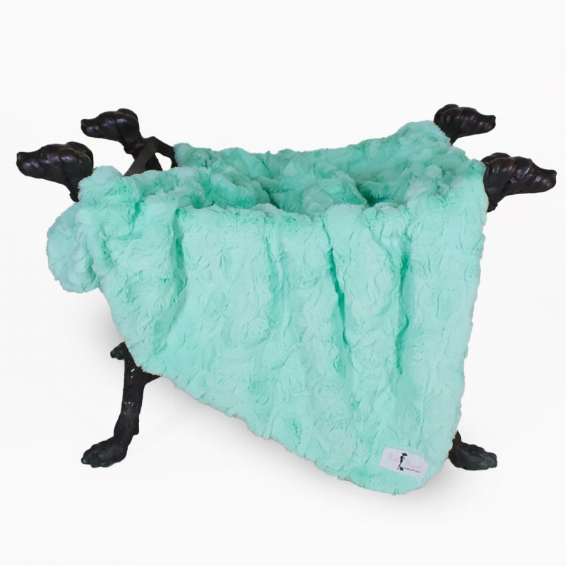 Bella Dog Blanket - Large Mint