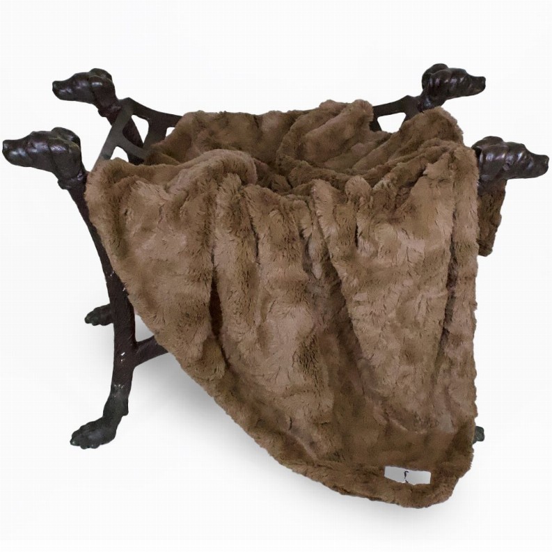 Bella Dog Blanket - Throw Mocha