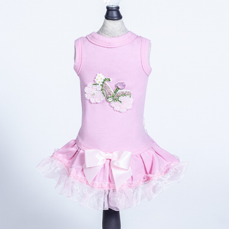Bicycle Dress - Small Pink