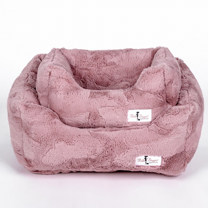 Cuddle Dog Bed - Large Mauve