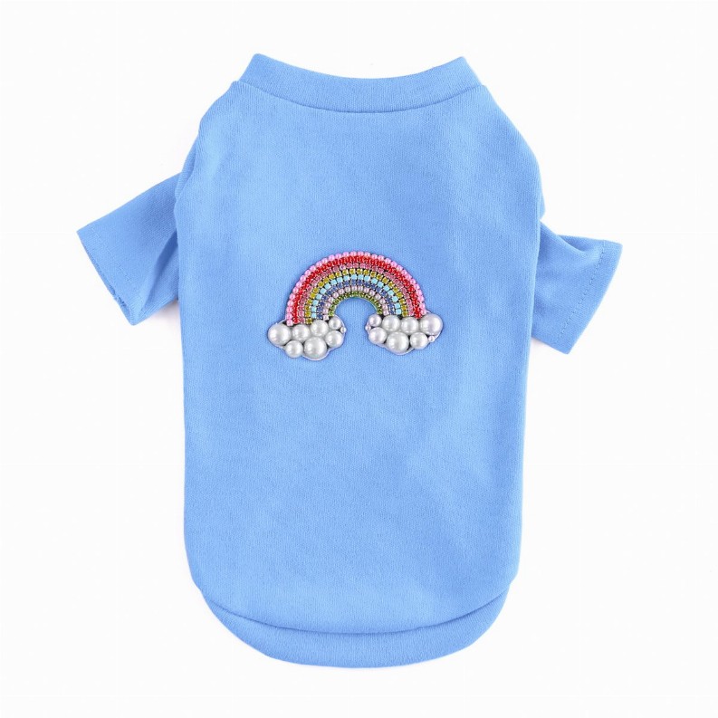 Rainbow Tee - XXS Blue