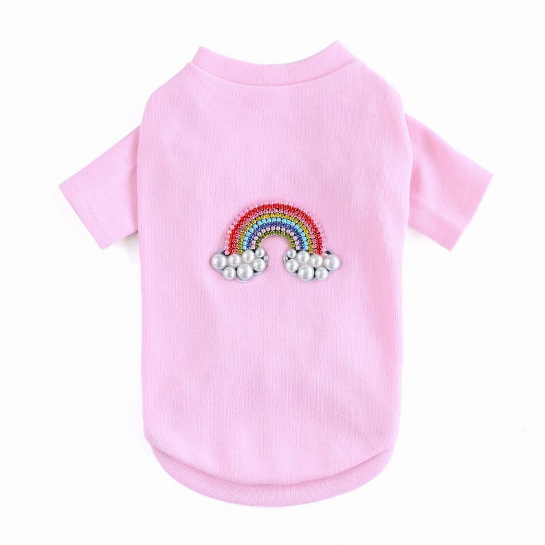 Rainbow Tee - XXS Pink