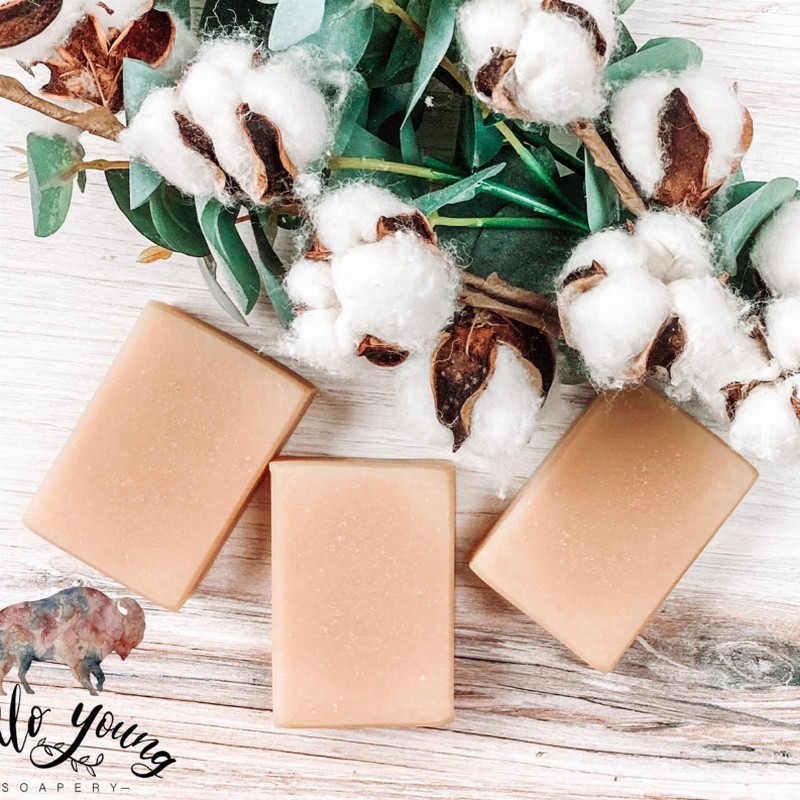 Eucalyptus & Cotton Goat Milk Soap