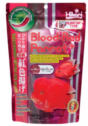 Hikari Blood-Red Parrot+ - Medium Pellets - 333 g