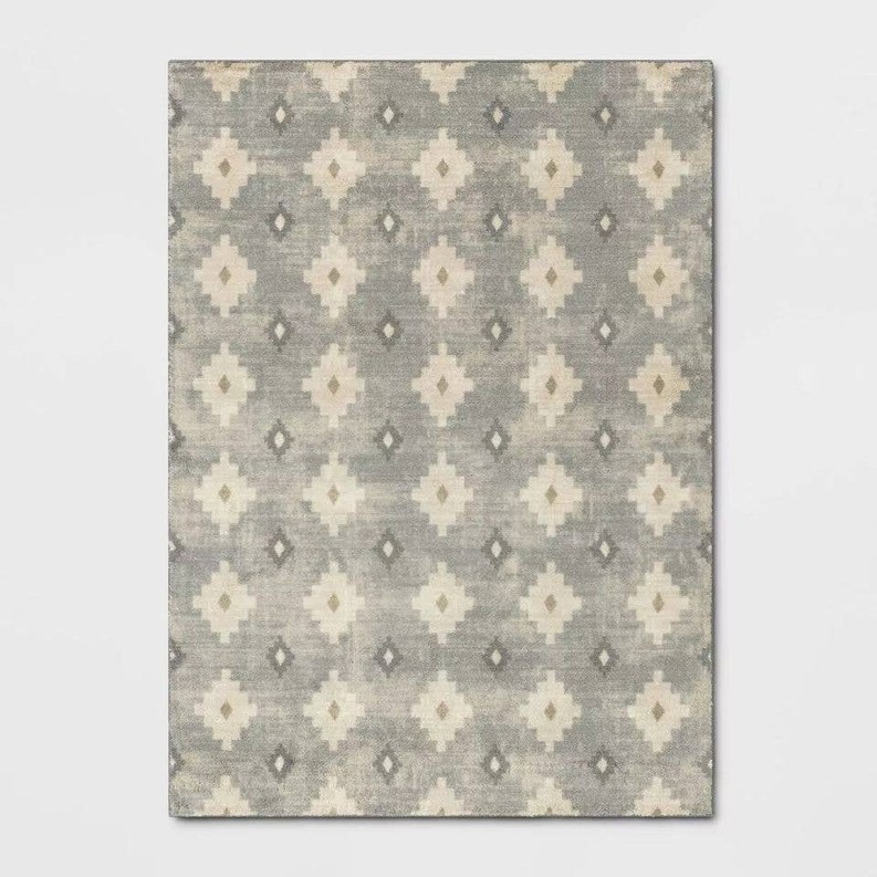 Geometric Diamond Area Rug