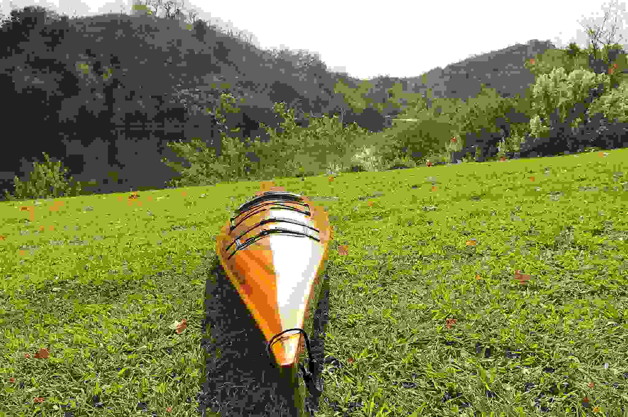 24" x 177" x 13.5" Wooden Kayak