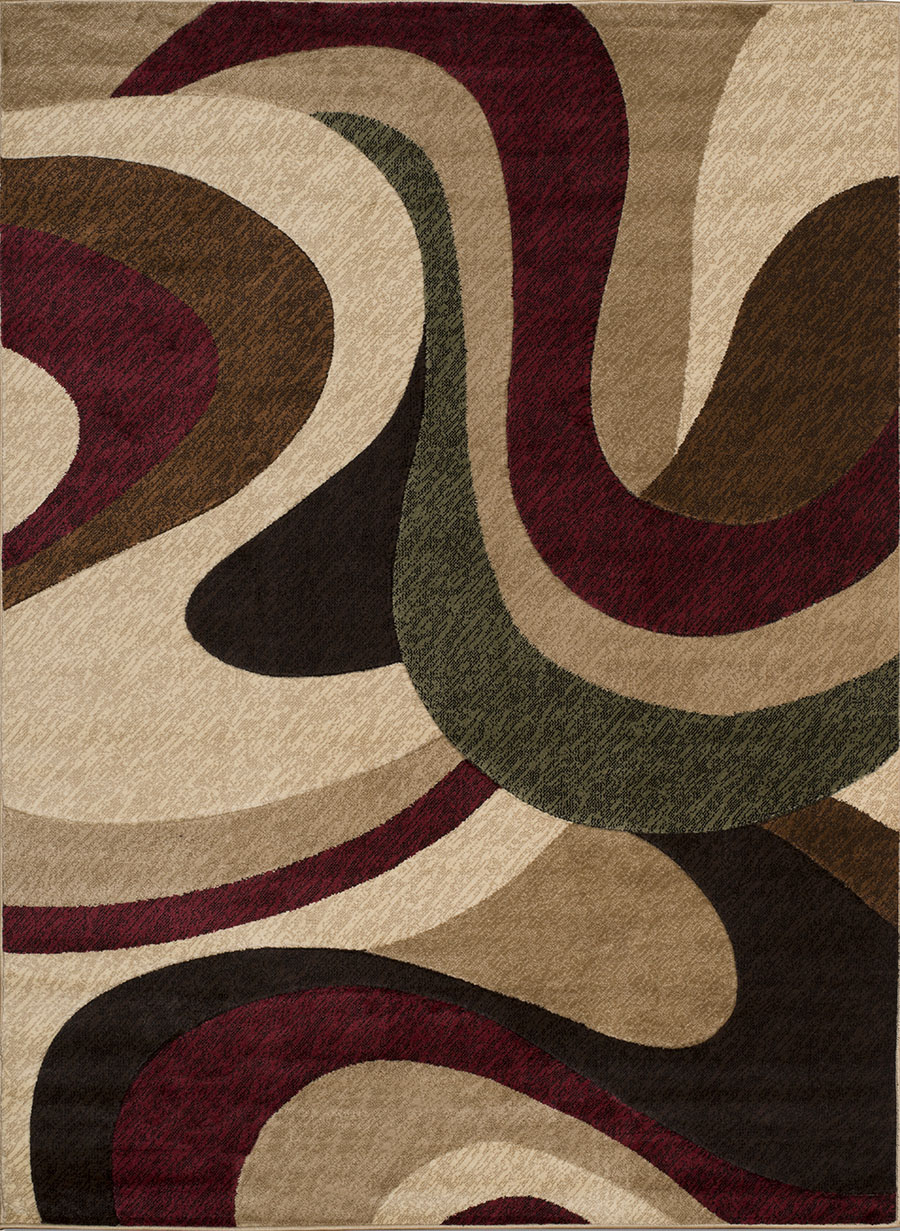 22" x 36" Multicolor Polypropylene Accent Rug