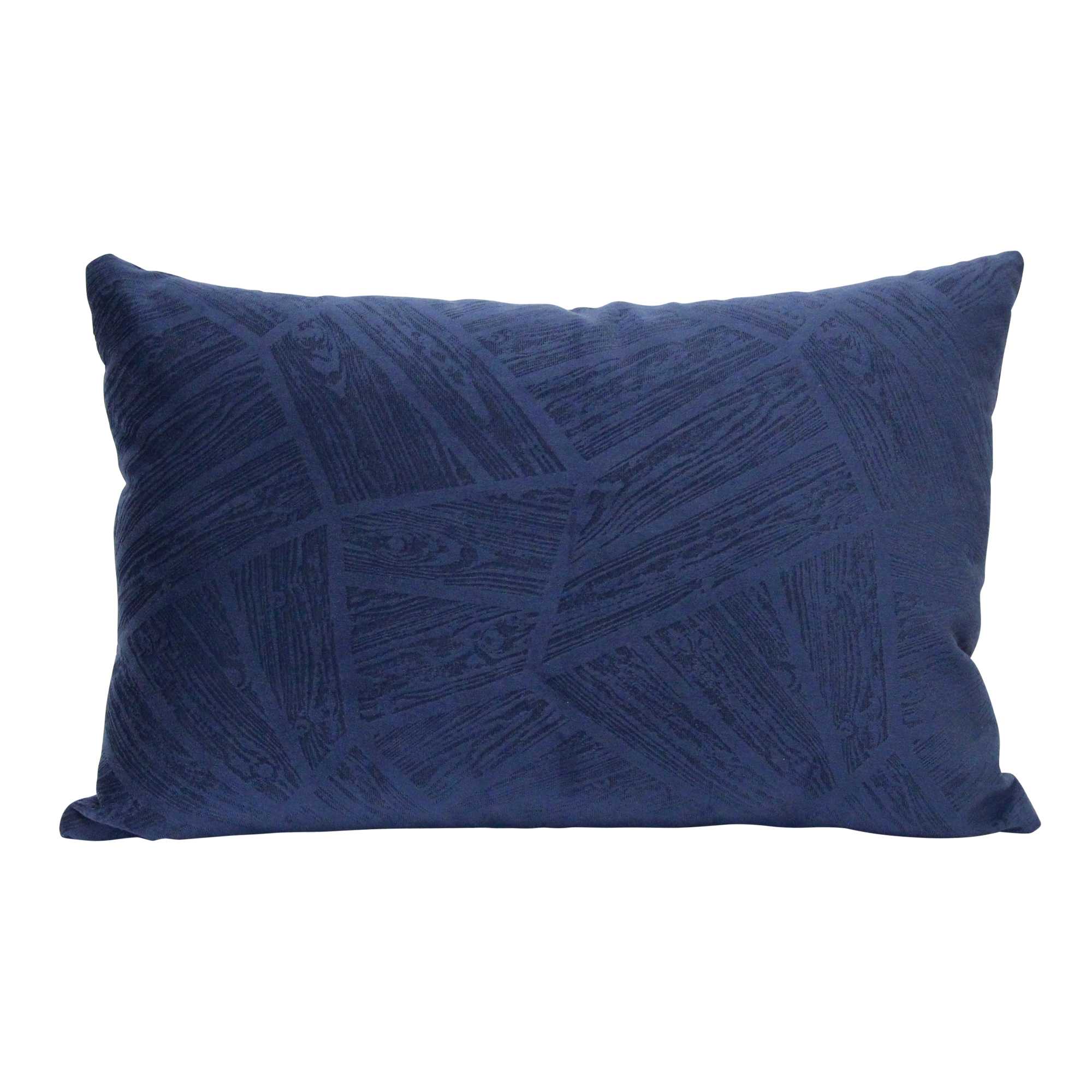 Regal Blue Velvet Indoor / Outdoor Lumbar Pillow