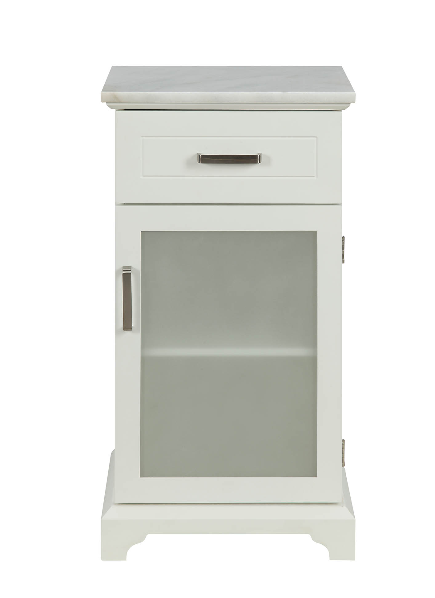 16" X 13" X 30" White Classy Cabinet