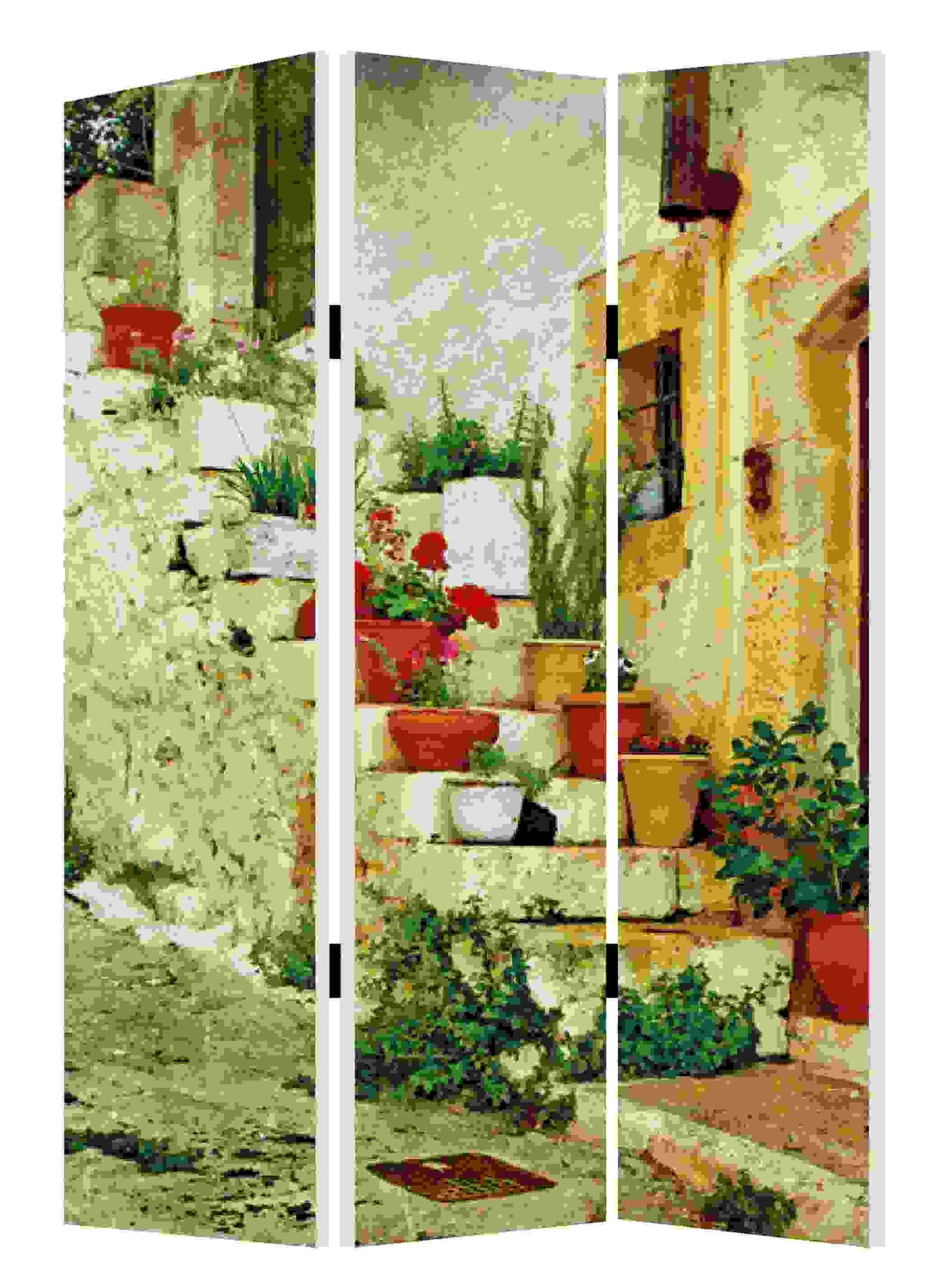 1" x 48" x 72" Multi Color Spanish Tidings Screen