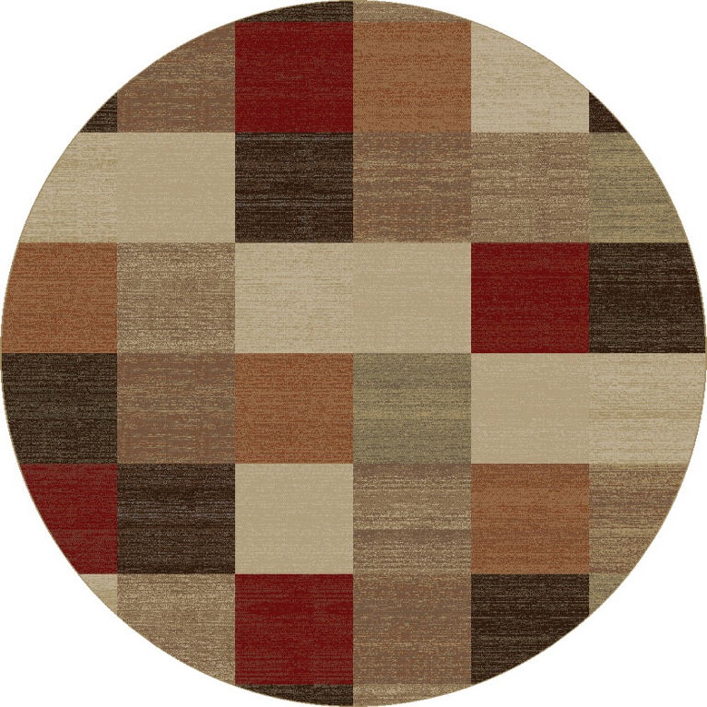 23" X 35" Beige Polypropylene Rug