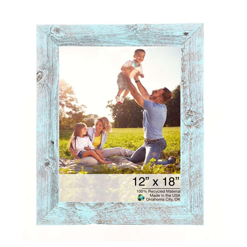 14"x21" Rustic Blue Picture Frame