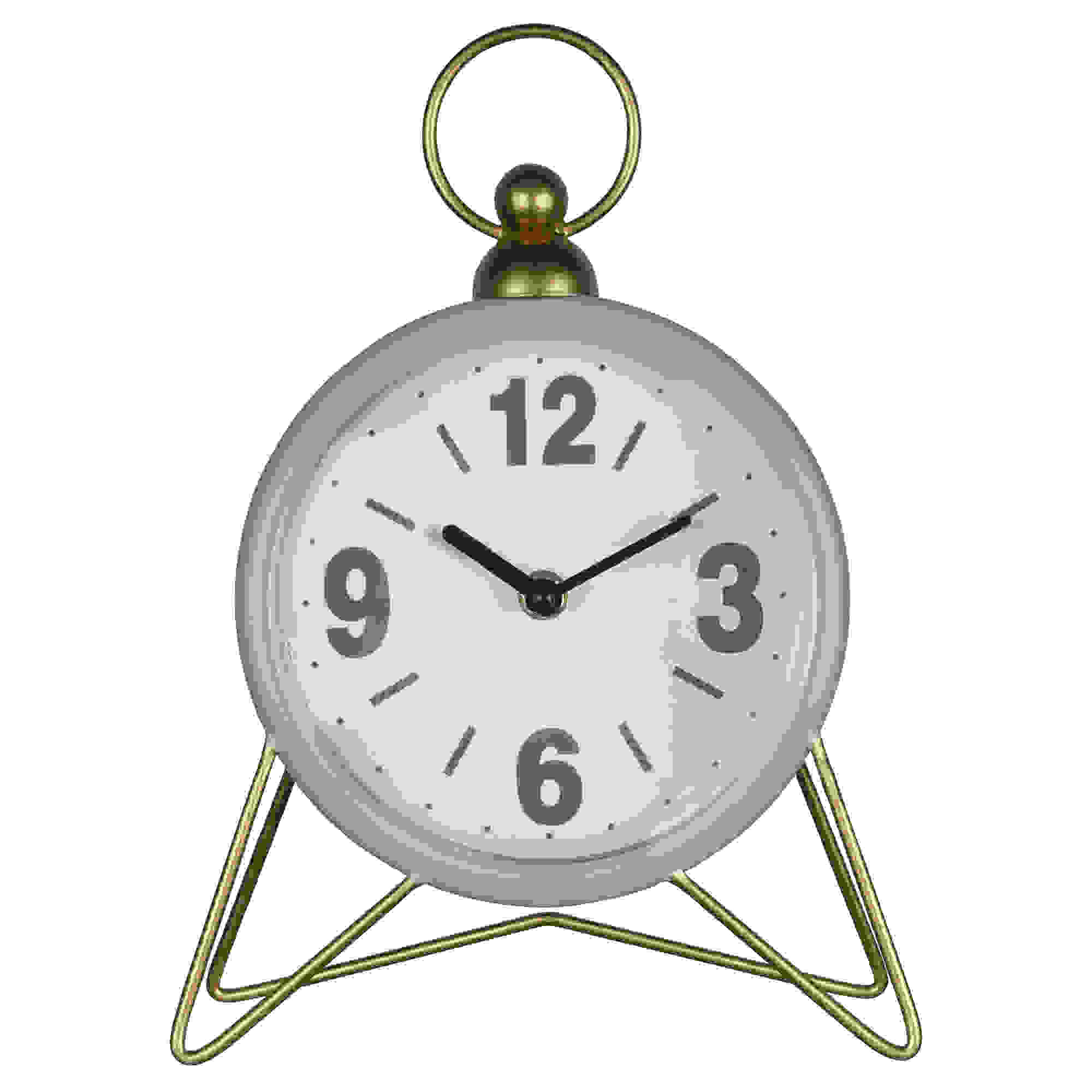 Stratton Home Decor Spencer Table Top Clock