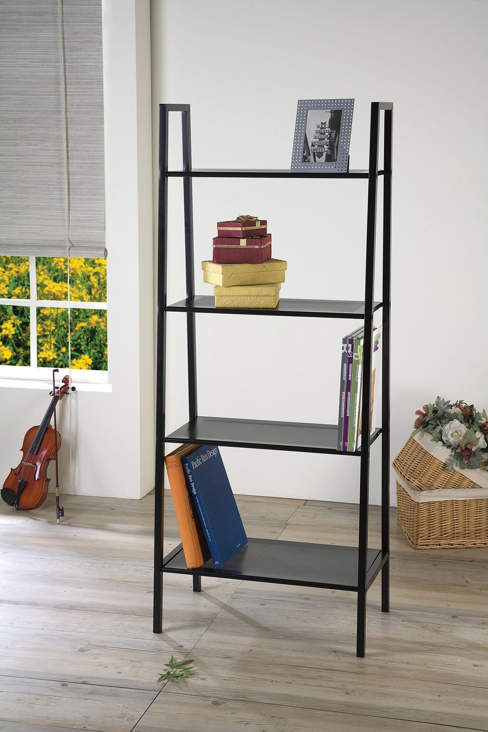 Bookshelf, Black - Metal Black