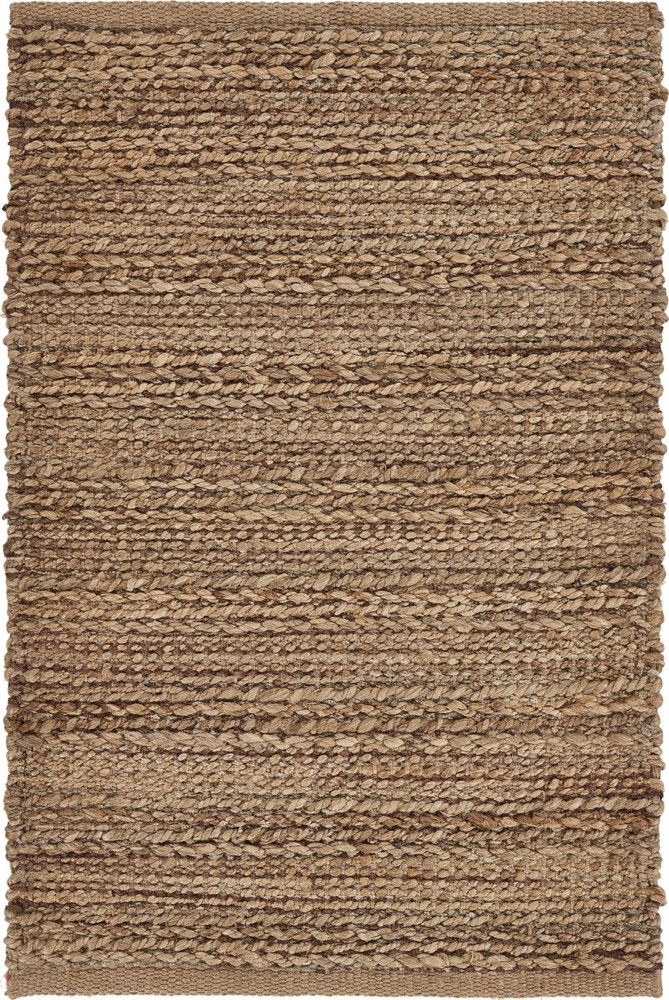 2 x 3 Brown Braided Scatter Rug