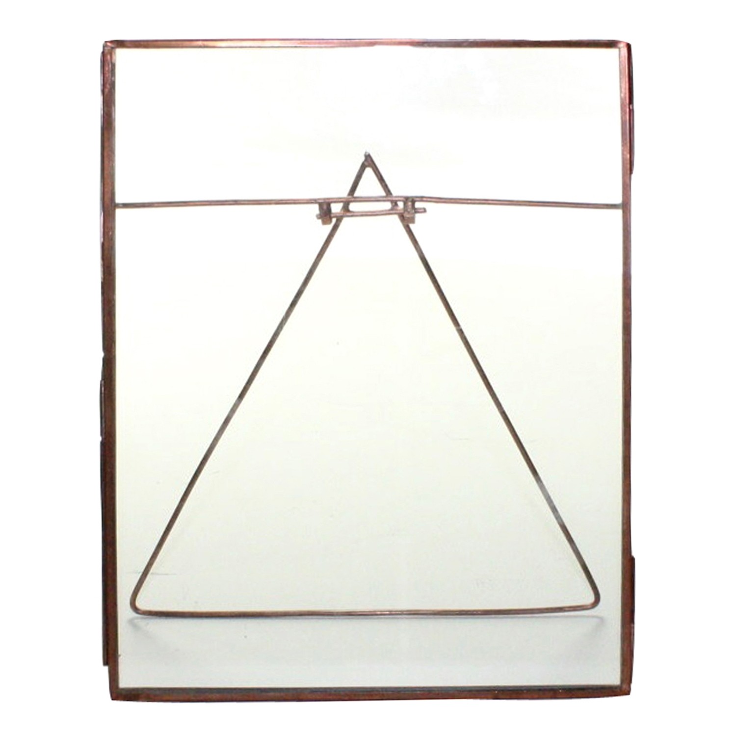 8x10 Jumbo Copper Metal Vertical Glass Frame