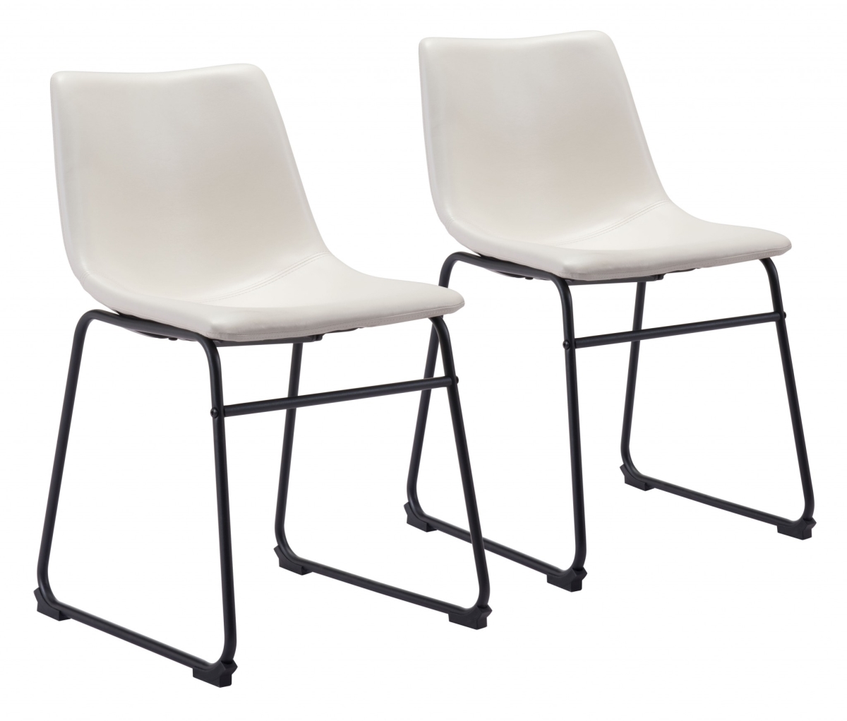 Smart Dining Chair (Set of 2) Distressed White