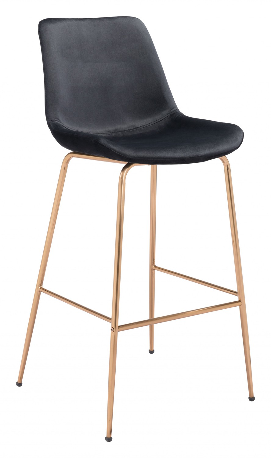 Tony Bar Chair Black & Gold