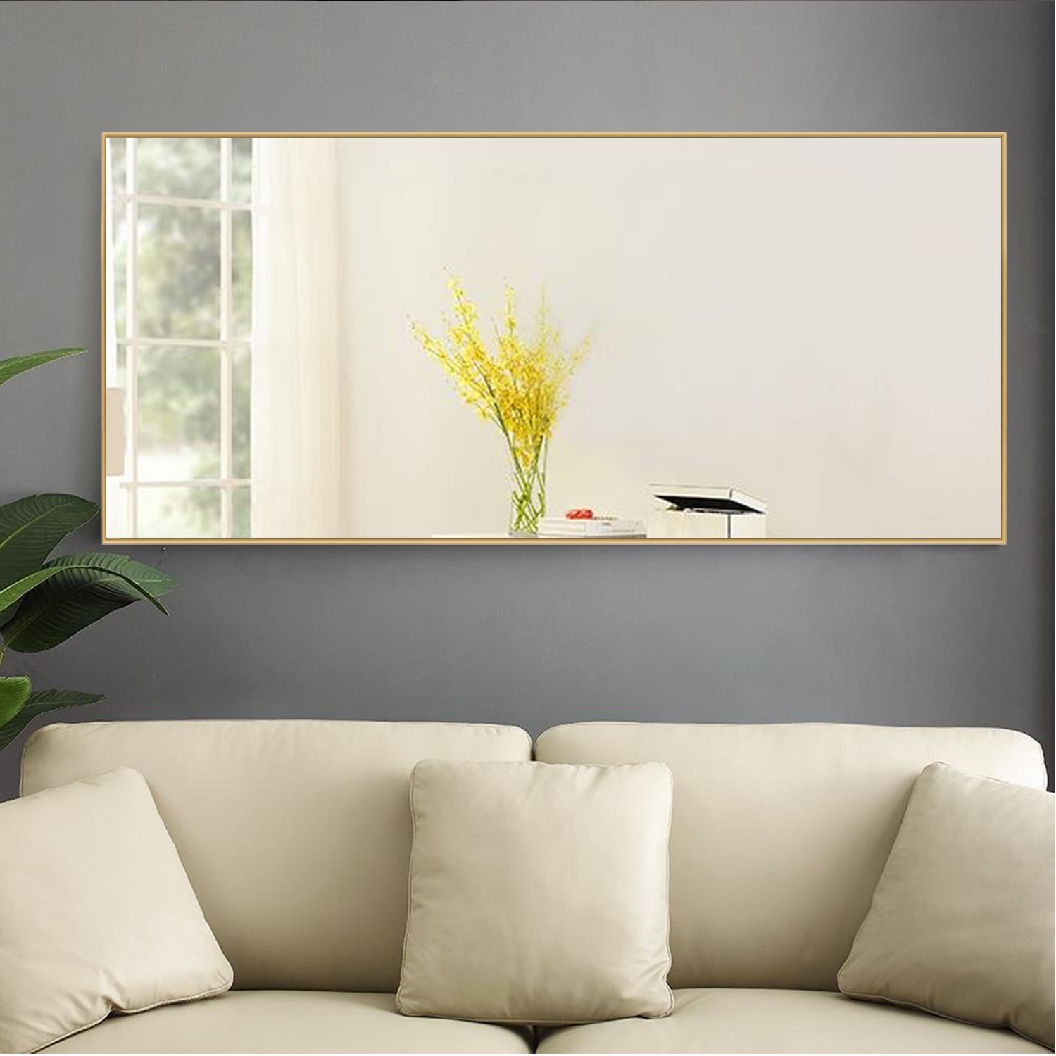 Gold Framed Wall Mirror