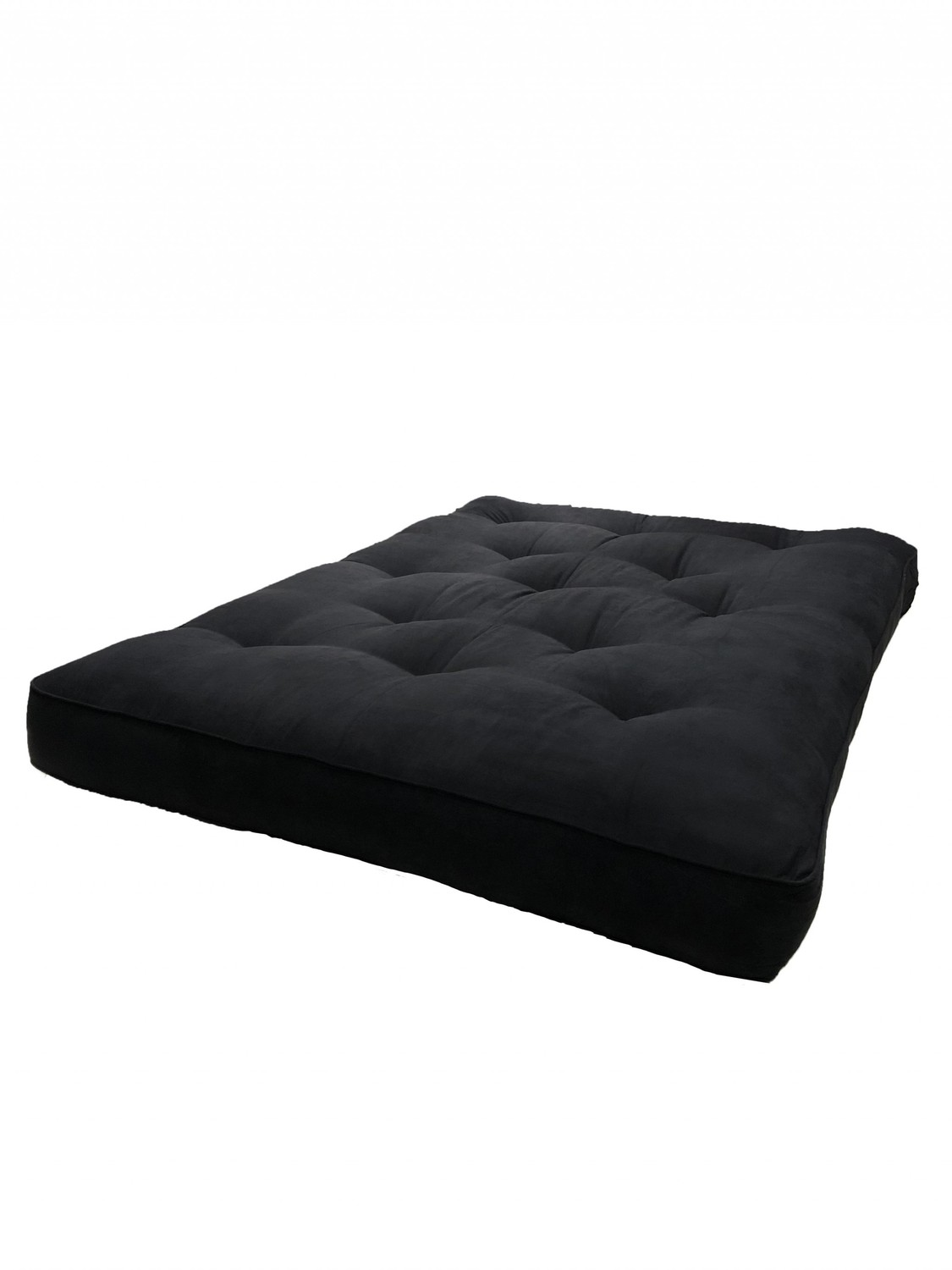 8" Black Double Poly Full Futon Mattress