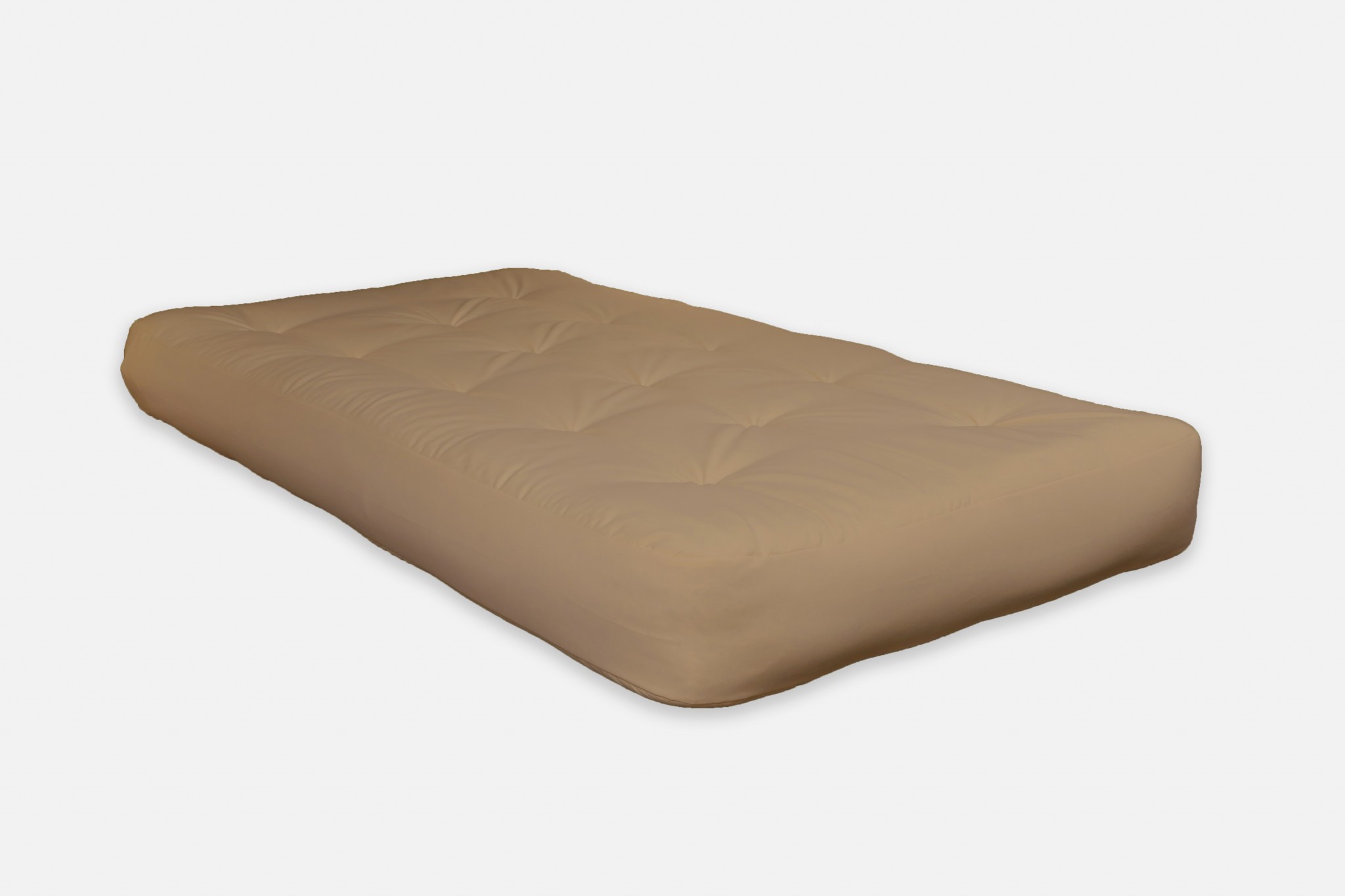 6" Khaki Double CertiPUR Foam Full Futon Mattress