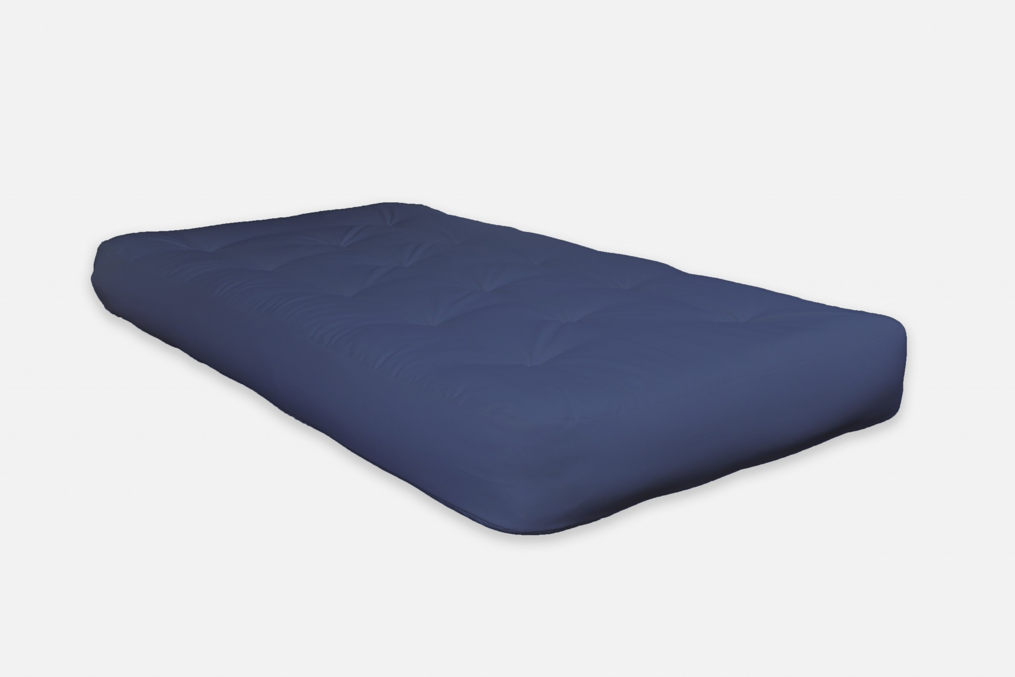 6" Navy Blue Single Foam Futon Full Mattress