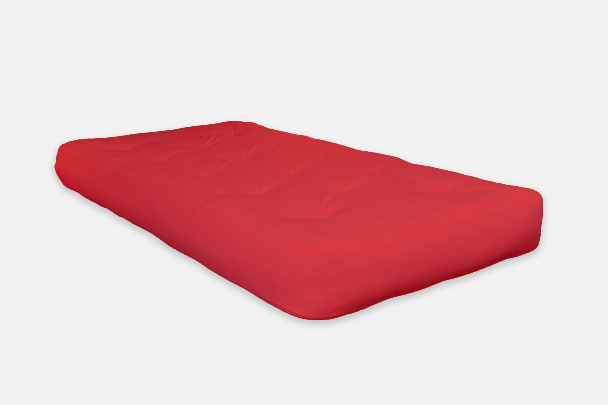 6" Red Double CertiPUR Twin Futon Mattress