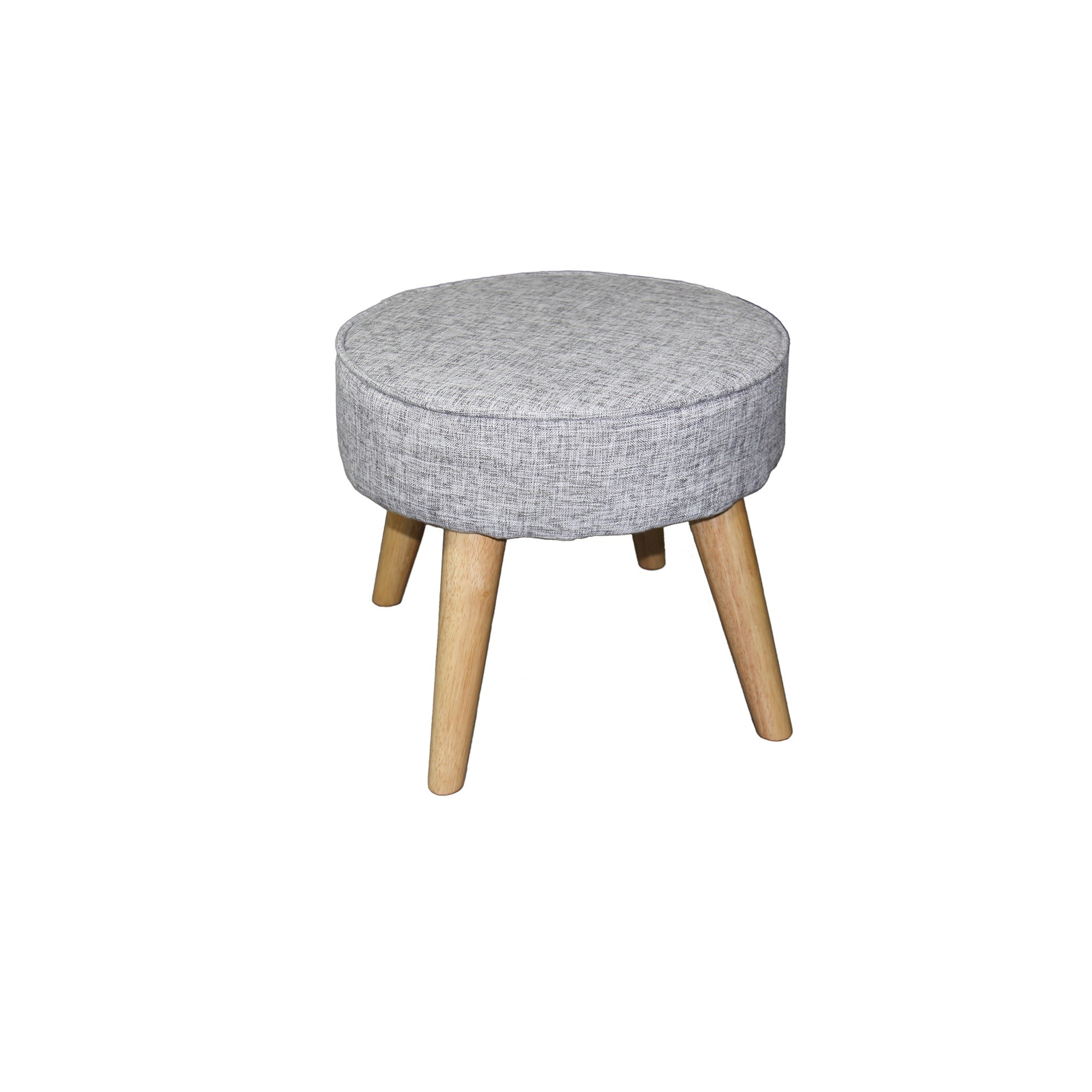 Useful Heathered Gray Foot Stool