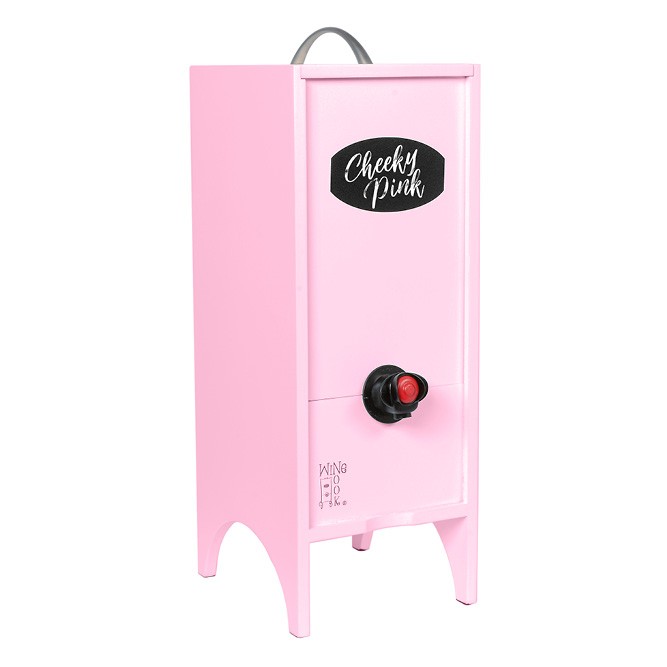 Chic Pink Wine Beverage Dispenser