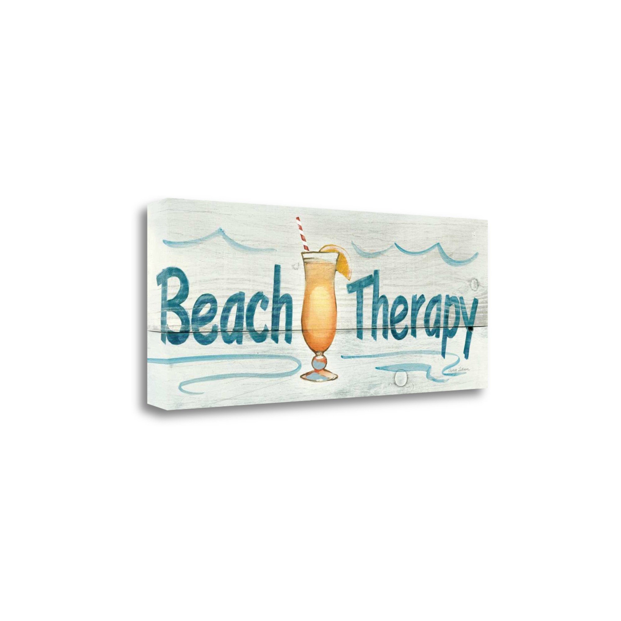"Beach Therapy - In Color" By Avery Tillmon, Giclee Print on Gallery Wrap Canvas