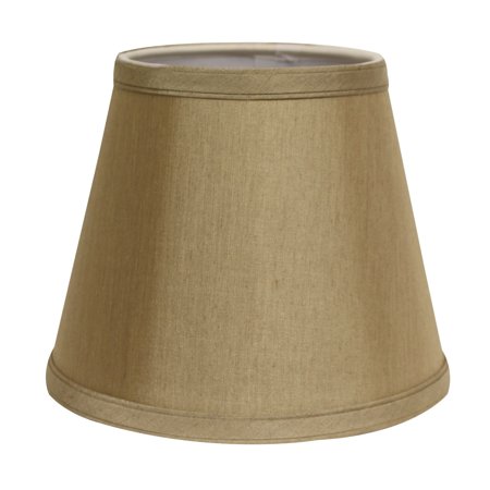 12" Pale Brown Hardback Empire Slanted Slanted No Slub Lampshade