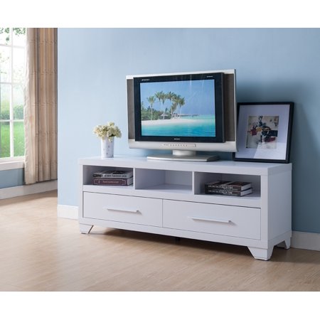 Modern White TV Stand