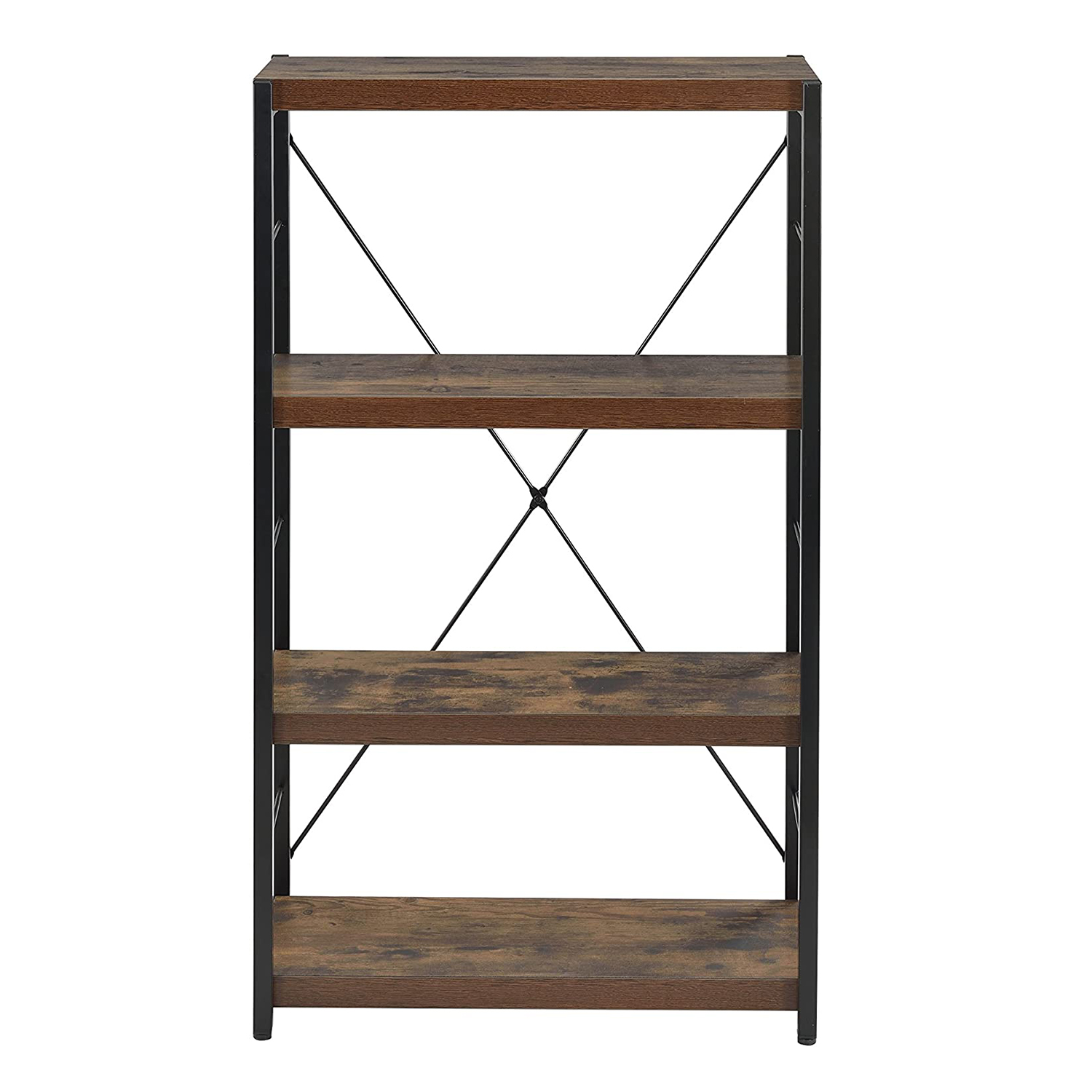 23.62" X 11.02" X 42.51" Weathered Oak Bookcase