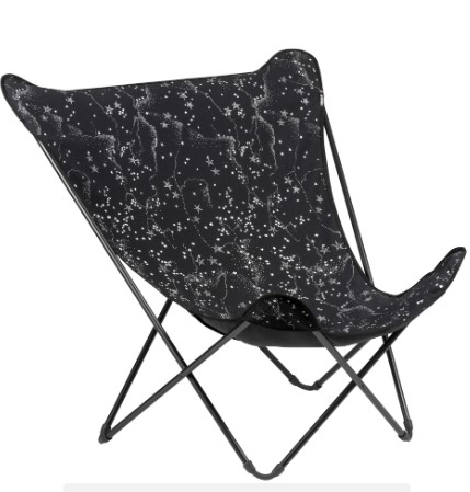 35.8" X 32.7" X 34.2" Garace Acier Steel Pop Up XL Lounge Chair