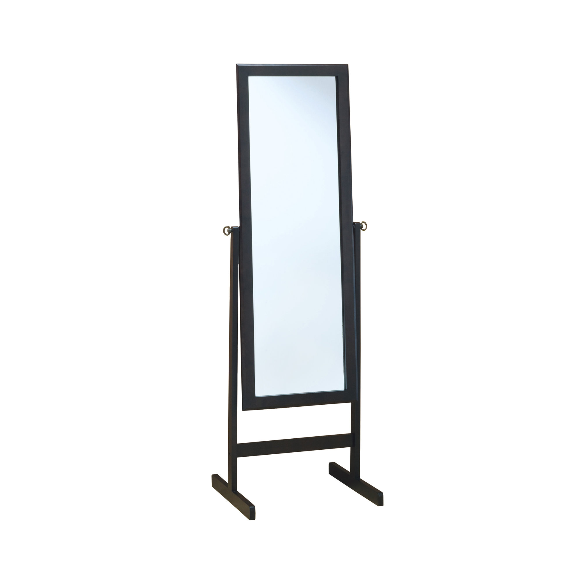 17.5" x 21.25" x 60" CappuccinoWood Frame Mirror