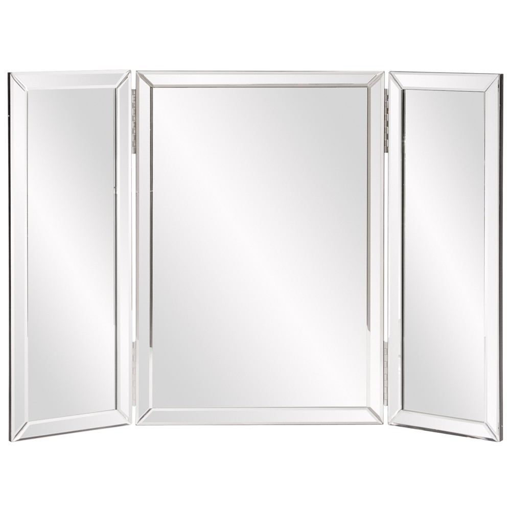 Three Part Hinged Vanity Tabletop Mirror