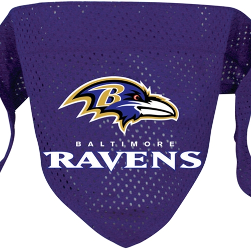 Baltimore Ravens Dog Bandana - Small