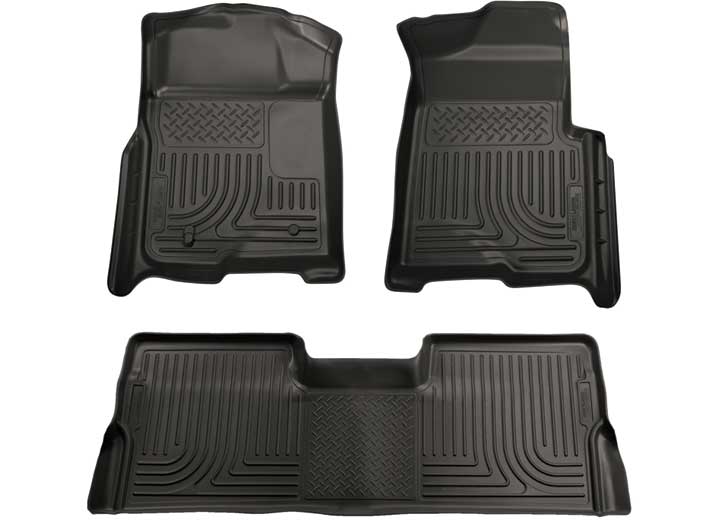 09-15 PILOT WEATHERBEATER FRONT/2ND SEAT FLOOR LINERS BLACK