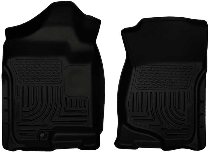 07-13 SILVERADO/SIERRA 1500/07-14 SILVERADO/SIERRA 2500/3500 EXT/CREW CAB FRONT FLOOR LINERS BLACK