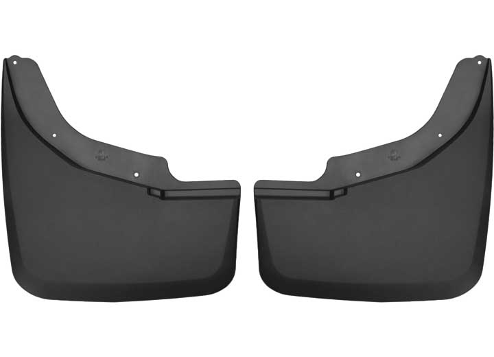 15-18 SILVERADO/SIERRA DUALLY REAR MUD GUARDS BLACK