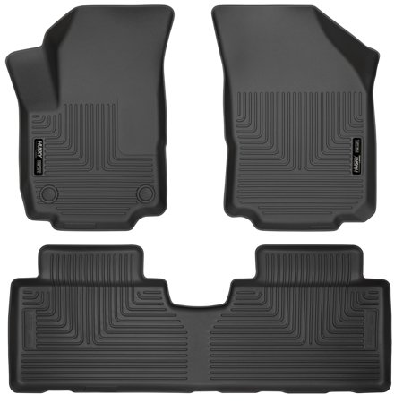 18-C TERRAIN BLACK FRONT & 2ND SEAT FLOOR LINERS