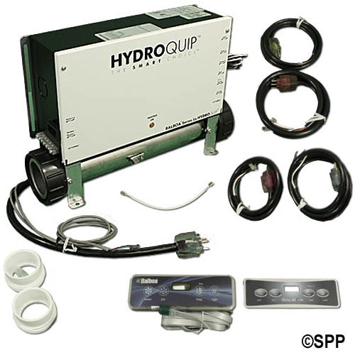 Control System, HydroQuip VS501Z, M7, Slide, Pump1, Blower or P2 w/Moulded Cords