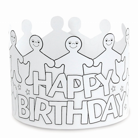 Crowns - B&W Happy Birthday