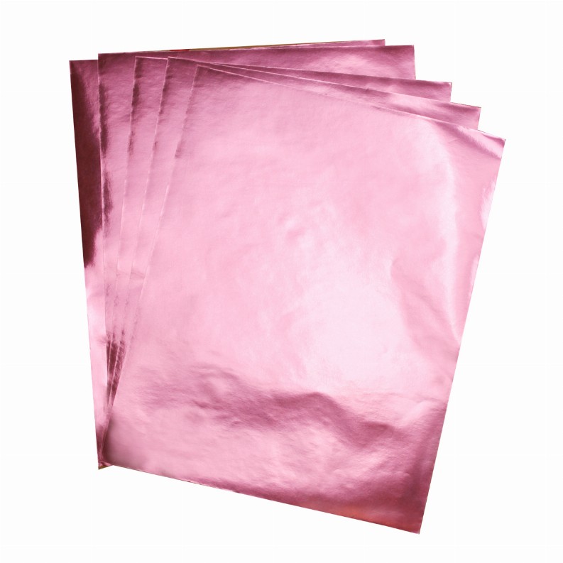 Metallic Paper 8.5inx11in Pink 