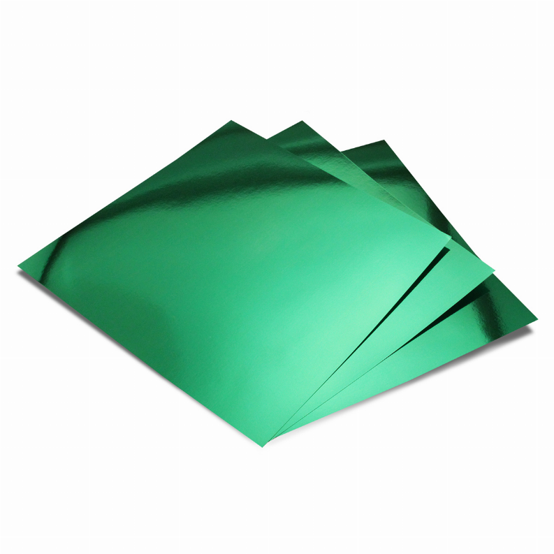 Metallic Poster Board - 12inx12in  Green