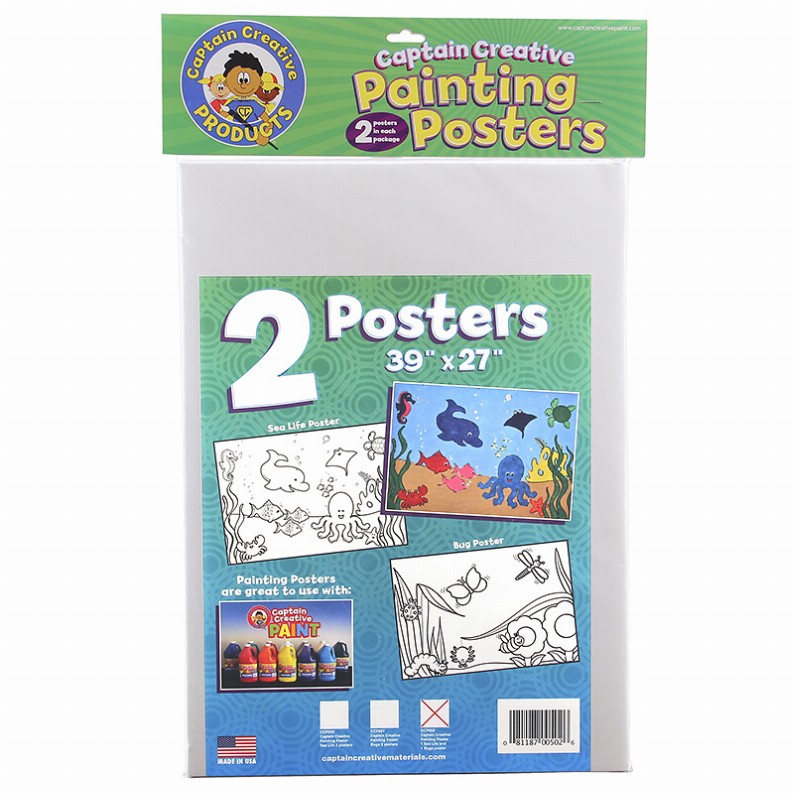 Sea Life and Bugs Painting Posters