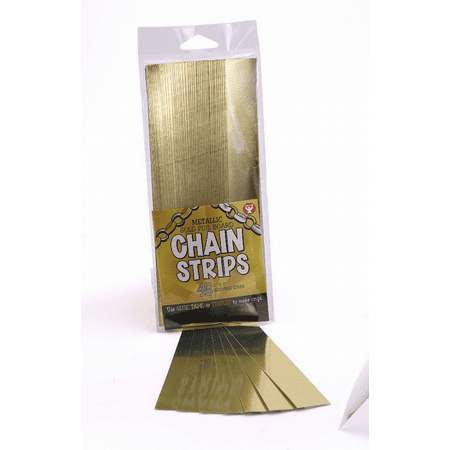 Super Chain Strips - 1in. x 8in Metallic Gold Foil Board